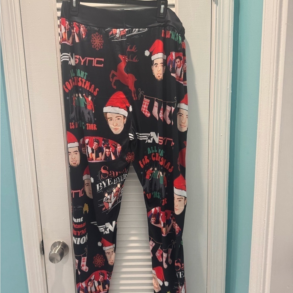 NWOT *Nsync Christmas Pajama Set - Picture 5 of 9